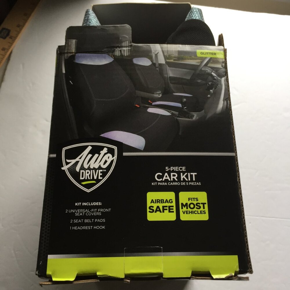 NEW Auto Drive 5 Piece Car Seat Cover Kit - Picture 6 of 15